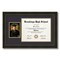 ArtToFrames 11x14 inch Diploma Frame with 6" x 8" Inch Image Opening - Framed with Black and Gold Mats, Comes with Regular Acrylic and Sawtooth Hanger for Wall Hanging (DT-11x14)
